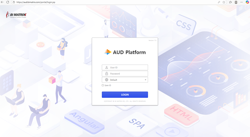 EPA portal login screen