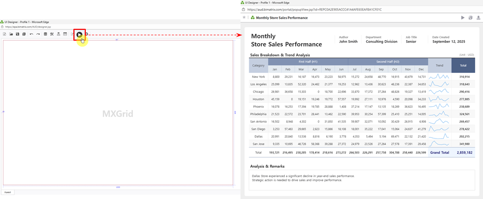 Step 4 - View Report on Web