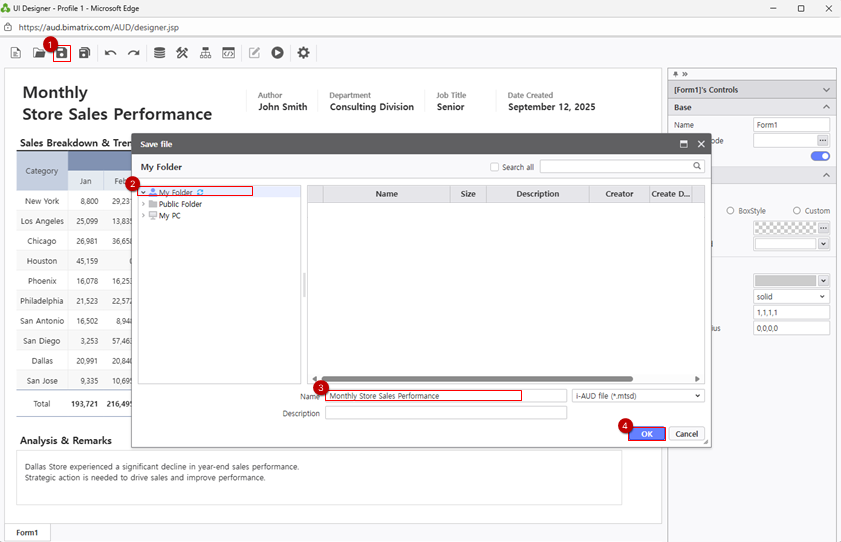 Step 5 - Save to My Folder