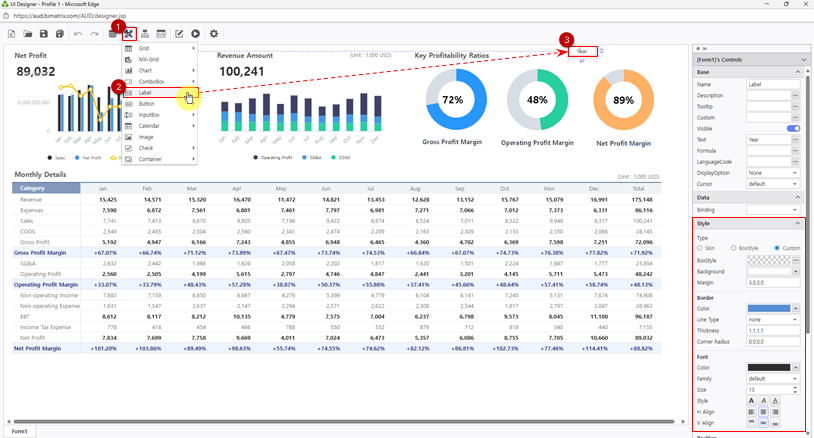 Step 5 - Add Year Label
