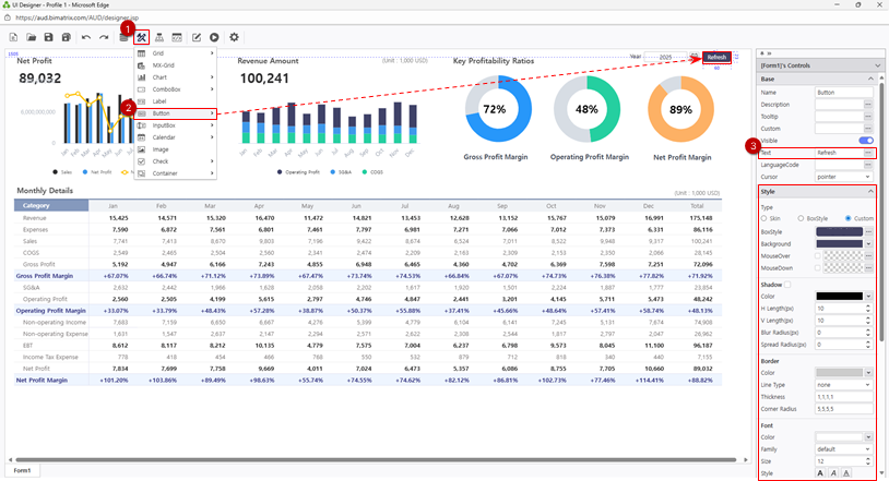 Step 5 - Refresh Button