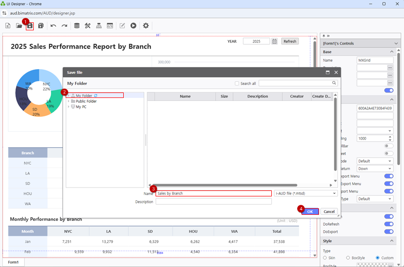 Step 6 - Save Report