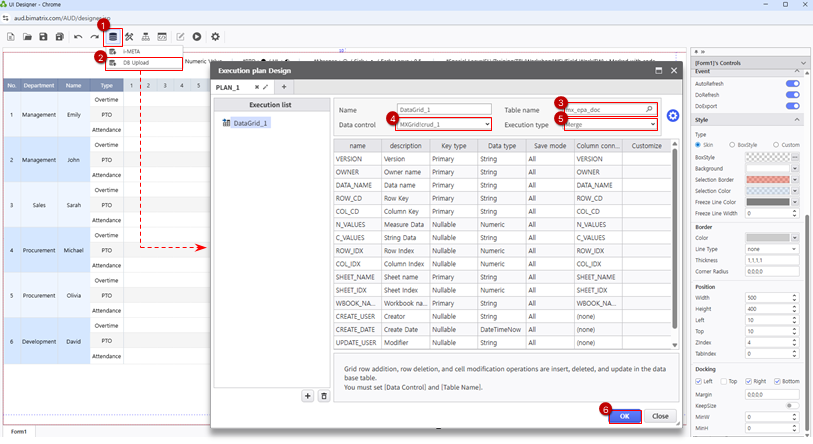 DB Bot DB Upload configuration